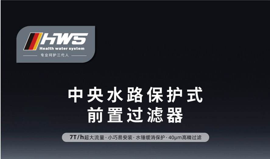 中央水路保护式前置过滤器