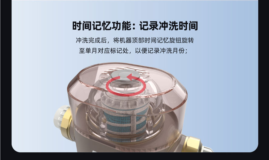中央水路保护式前置过滤器